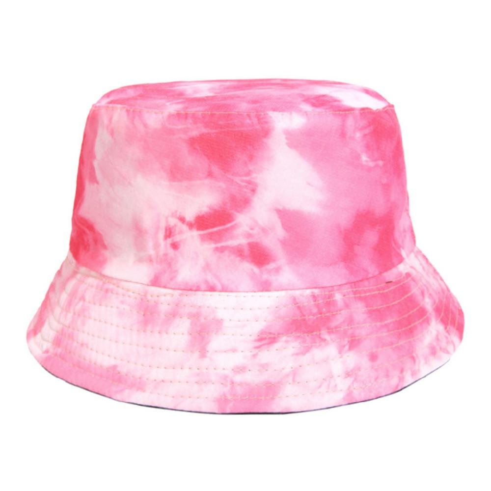 Hand-painted Tie-dye Fisherman Hat Unisex Reversible Cap Outdoor Wear Offering Sun Protection Casual Relaxed Style for Men Women
