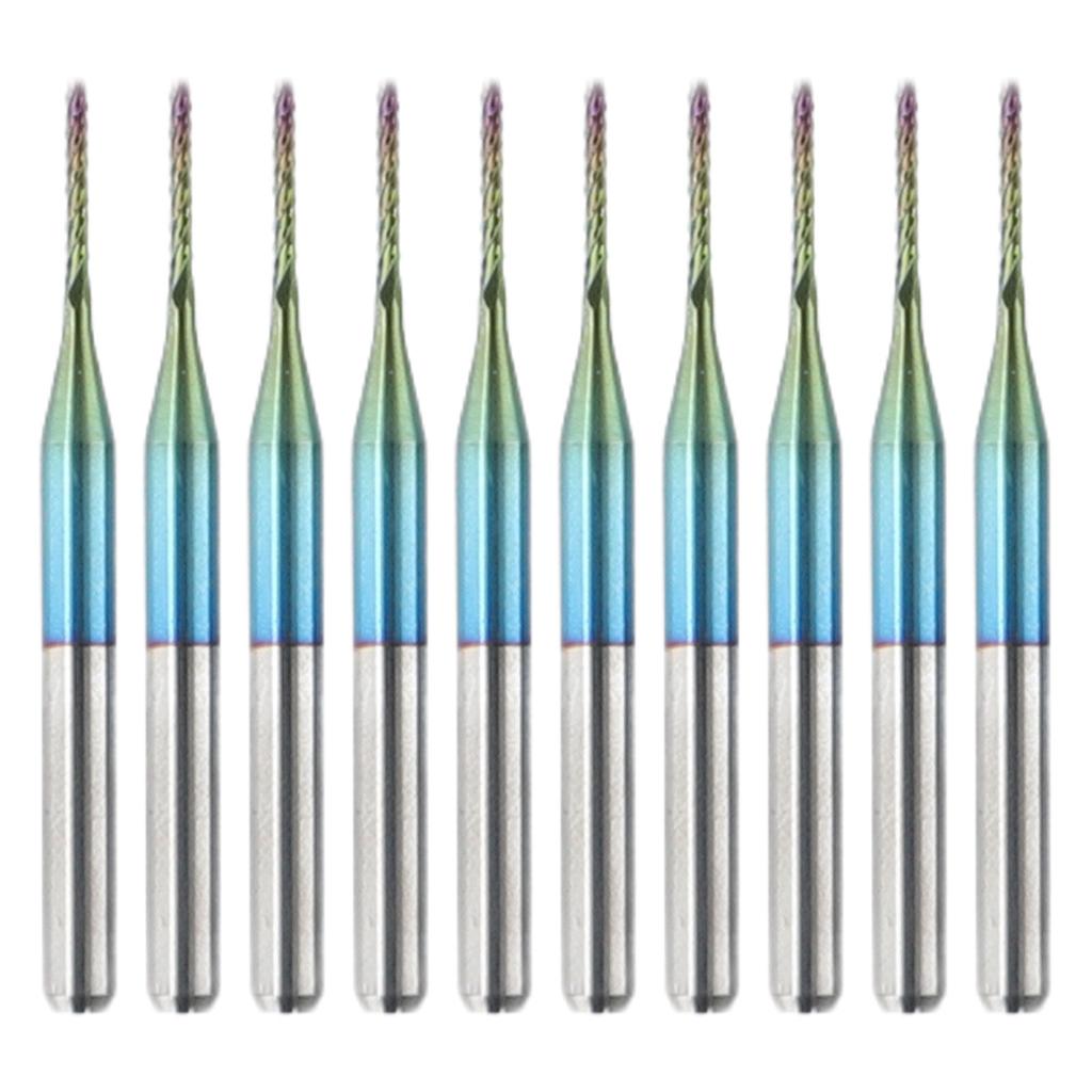 Milling Cutter Cutting Bit Carbide Corn End Effective Engraving Bit For CNC PCB For Plastic Router 10* Useful 10pcs