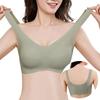 Night Bra Seamless Allows the Skin To Breathe Fixed Cups Fit Perfectly To the Curves of the Soft Excellent High Side No Sports Day and Night Use XL