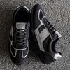 Men'S Running Shoes Retro Breathable Mesh Sports Shoes For Men Outdoor Non Slip Jogging Walking Shoes Black Tennis Footwear