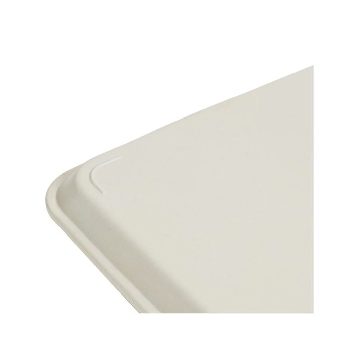Plateau - Fibre de bambou - 38,5 x 25,5 cm - Rectangulaire - Beige