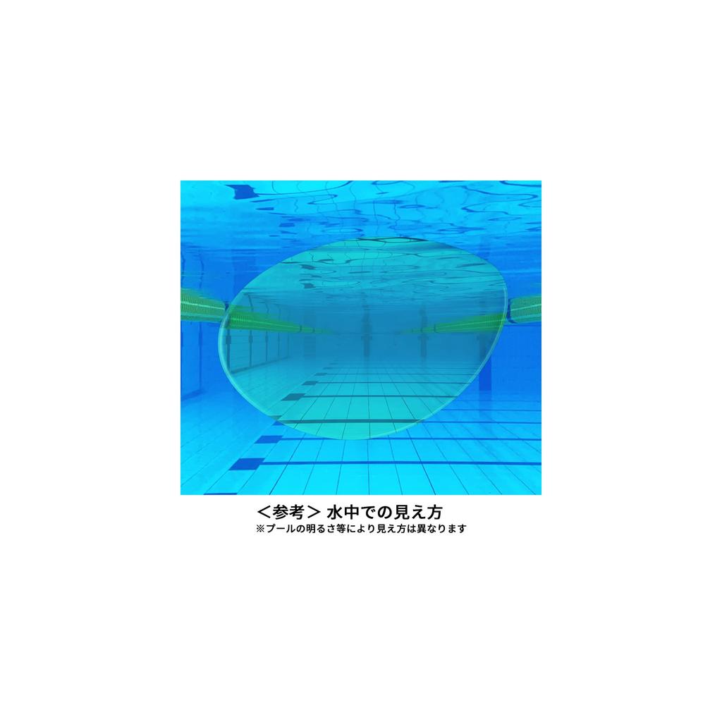 Mizuno GX SONIC EYE J Swimming Goggles Size Aqua Blue with Ruby Mirror (Non-Cushion), Unisex, N3JE900129, 29
