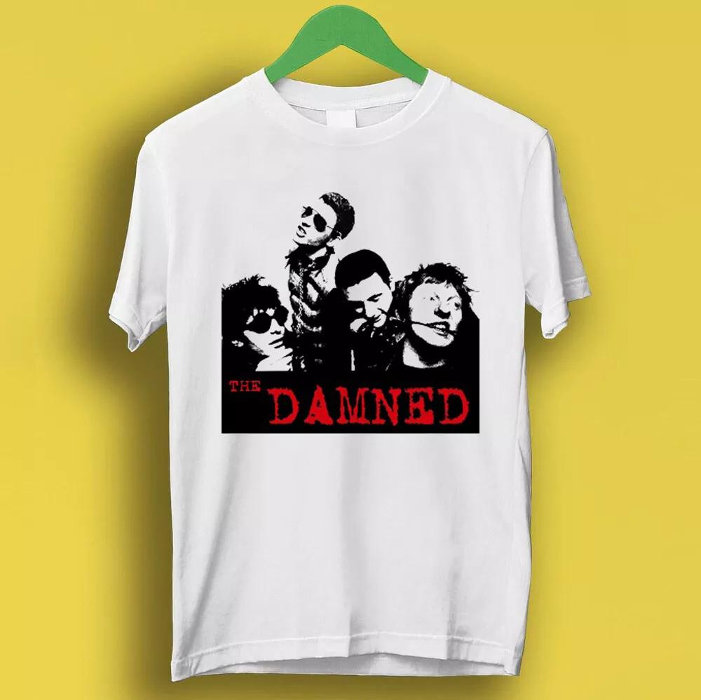 

The Damned New Rose Vinyl Cover Music Edition Gift Tee T Shirt P2137 XL