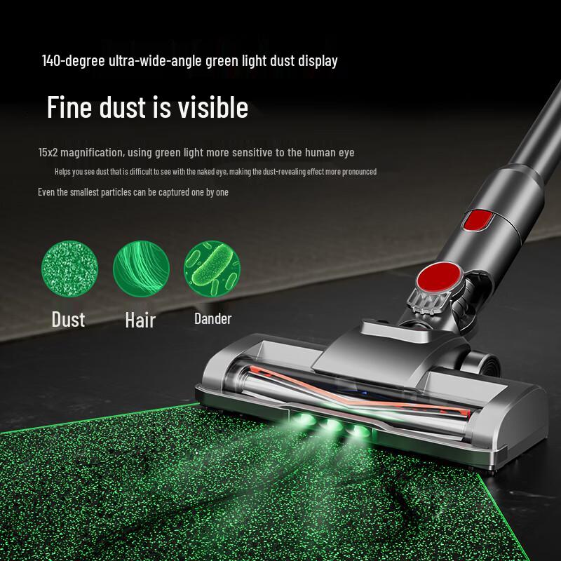 Puppy S006 Cordless Wet/Dry Vacuum with Green Light Dust Detection
