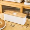Bread Box with Cutting Board Lid Bin for Kitchen Counter Storage Container Breadbox