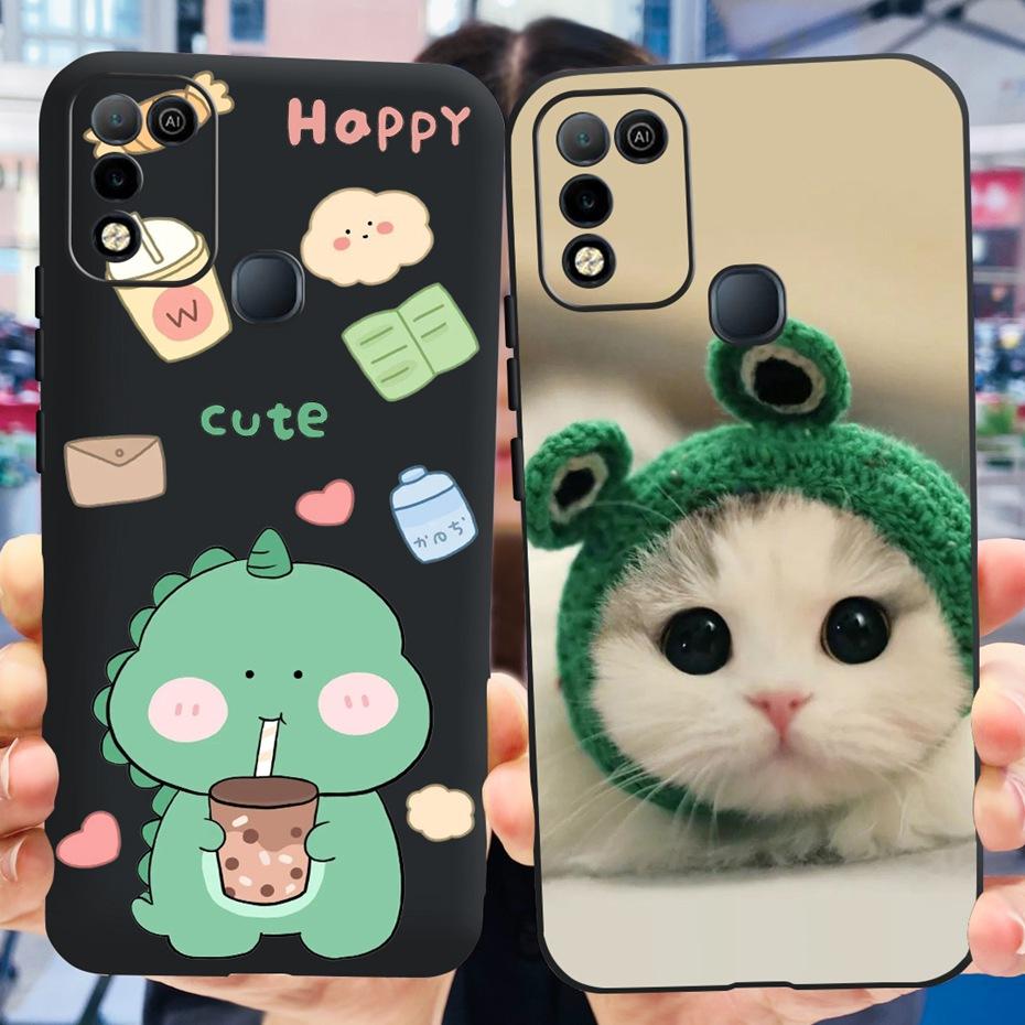 For Infinix Hot 10 Play X688C X688D Phone Case Cute Design Soft Silicone Back Cover For Infinix Hot 10 X682 Hot10 10 Lite X657B