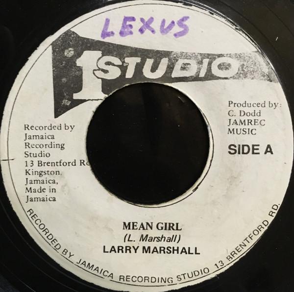 7inch Record LARRY MARSHALL - Mean Girl NONE Studio One US Reggae, Ska & Dub Used