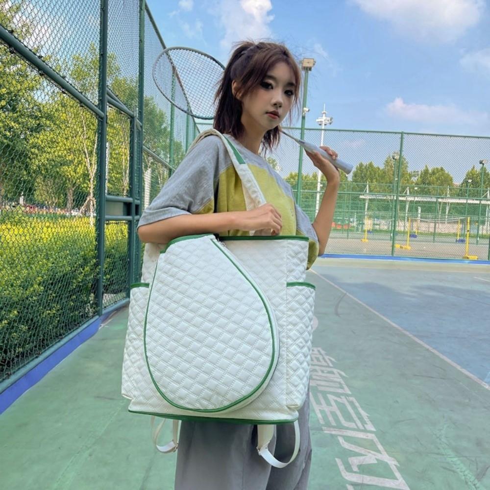 Lightweight Tennis Bag Extra-Large Badminton Backpack Stylish Tennis Tote Bag  for Women Men