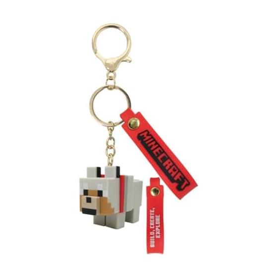 K Company Minecraft Mascot Keychain Wolf MCT-MA-OK