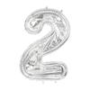 65Inch Giant Foil Number Balloon DIY Filling Frame Kids 1st Birthday Party Decoration Wedding Anniversary Supplies Mosaic box