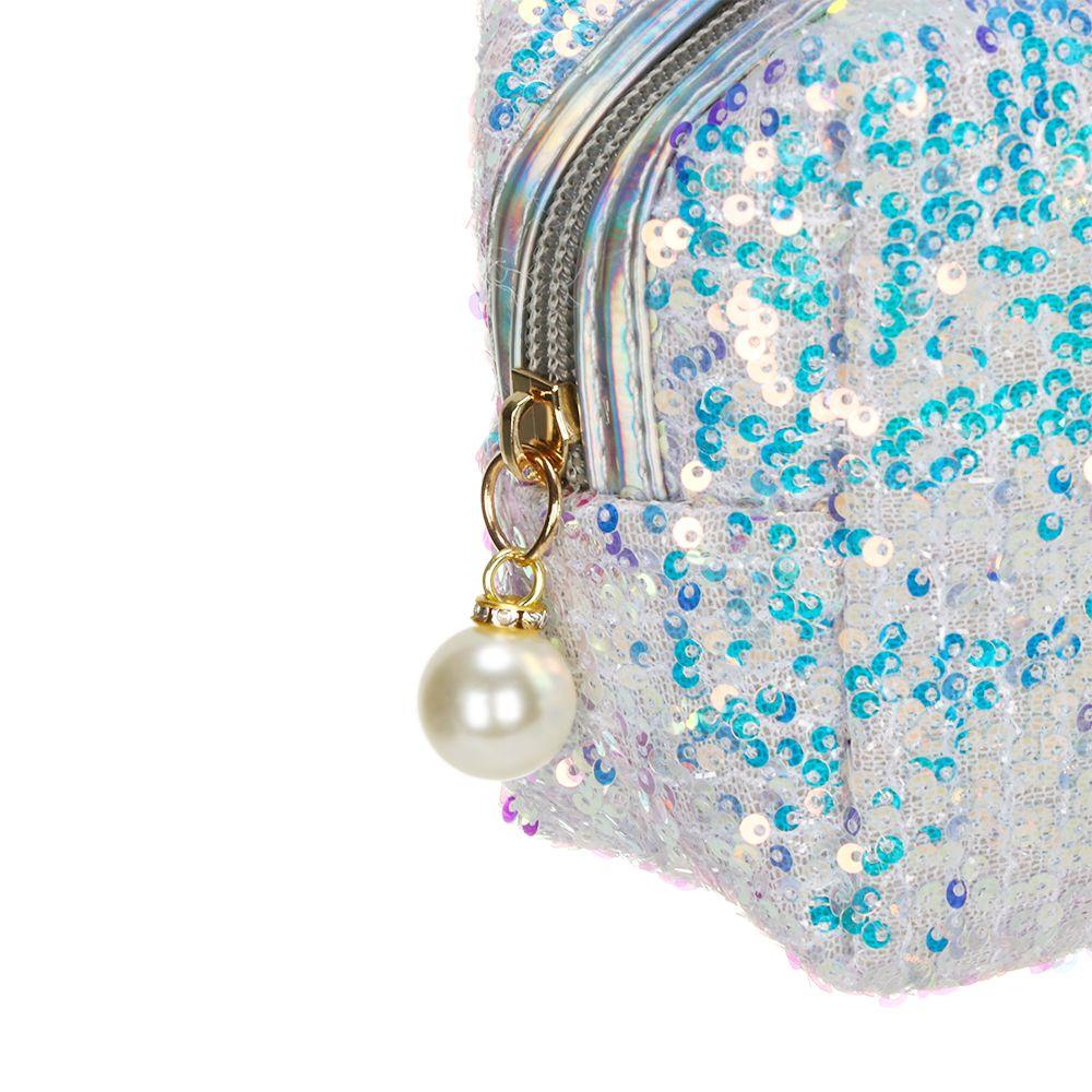 Fashion Glitter Mermaid Sequin Makeup Bag Zipper Pouch Cosmetic Storage Pen Bag