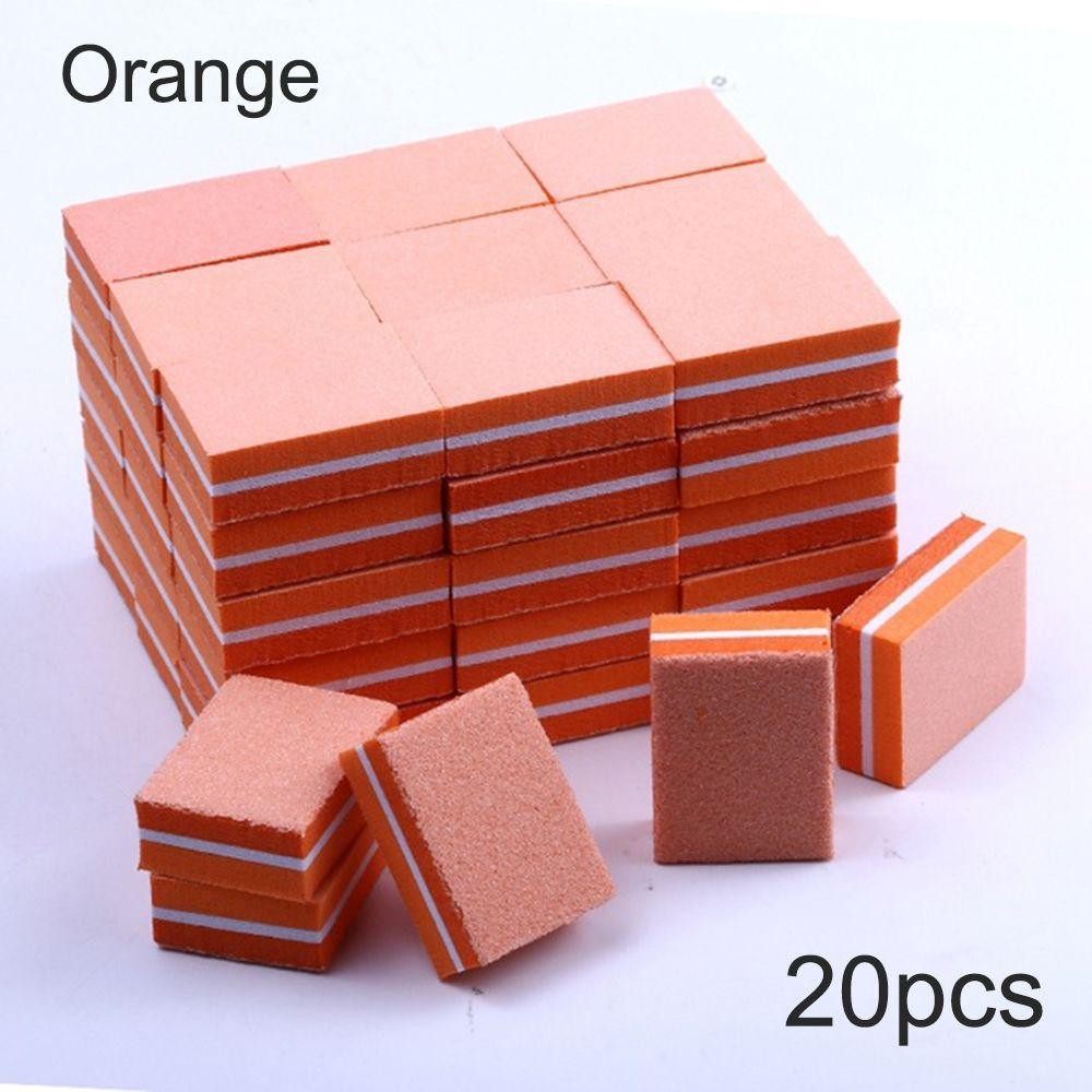 Strips Manicure Tool Colorful Sponge Nail Sanding Buffer Mini Nail File Polishing Block Nail Polish