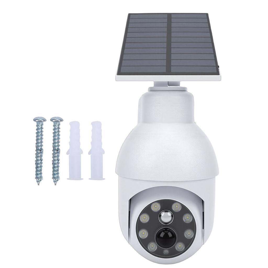 Solar Security Light 540LM Motion Sensor Outdoor IP64 Water Proof Simulation Camera LED Light for Yard