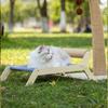 Cat Beach Chair Summer All Seasons Elevated Cat Bed with Sisal Scratcher for Outdoor Indoor Beach