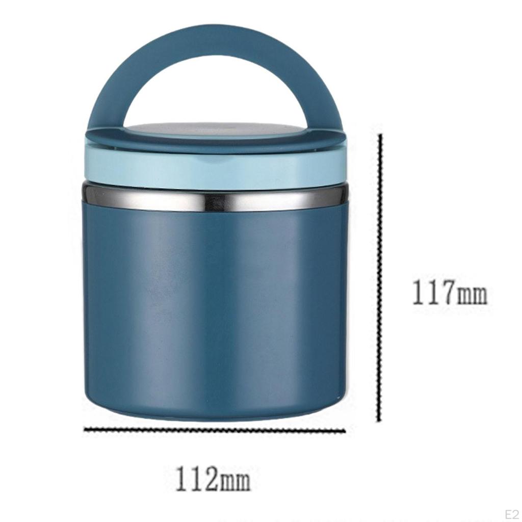 Lunch Box Food Storage Container Outdoor Picnic Soup Bowl for Office Camping