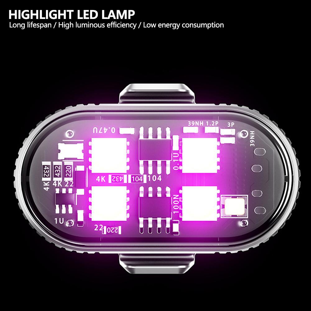 Motorcycle RGB Led Car Strobe Lights LED Flash Position Wireless Light Aircraft Airplane Helicopter Warning Lights Accessories