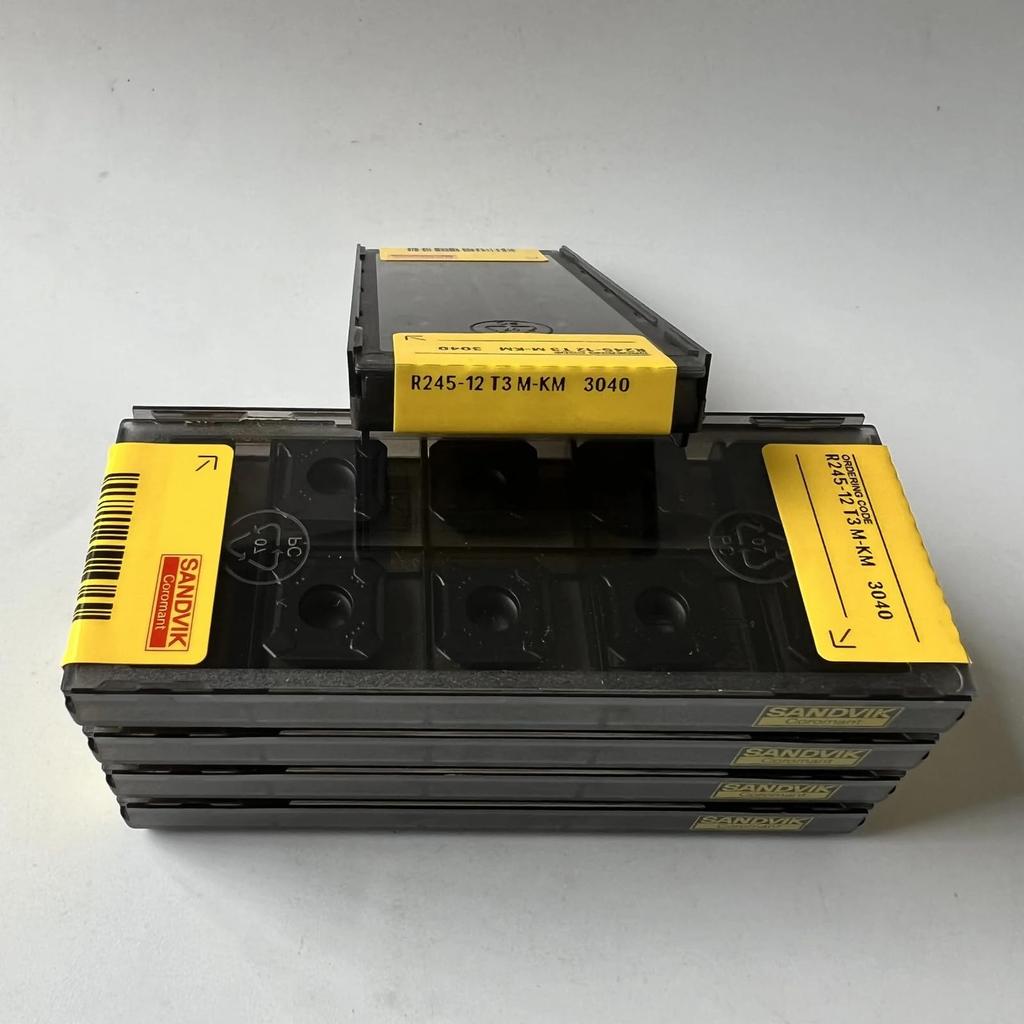 Original Sandvik / R245-12T3M-KM 3040 /  CNC lathe carbide blade 10 Pcs