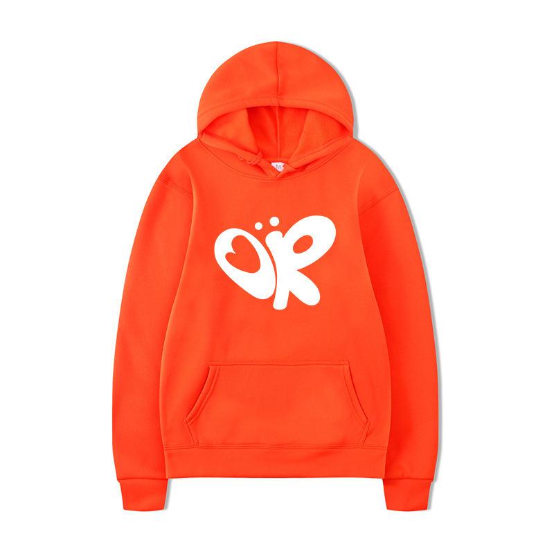 Brushed Sweater Printed Casual Pullover with Personalized Pattern Couple Casual Hooded Sweater