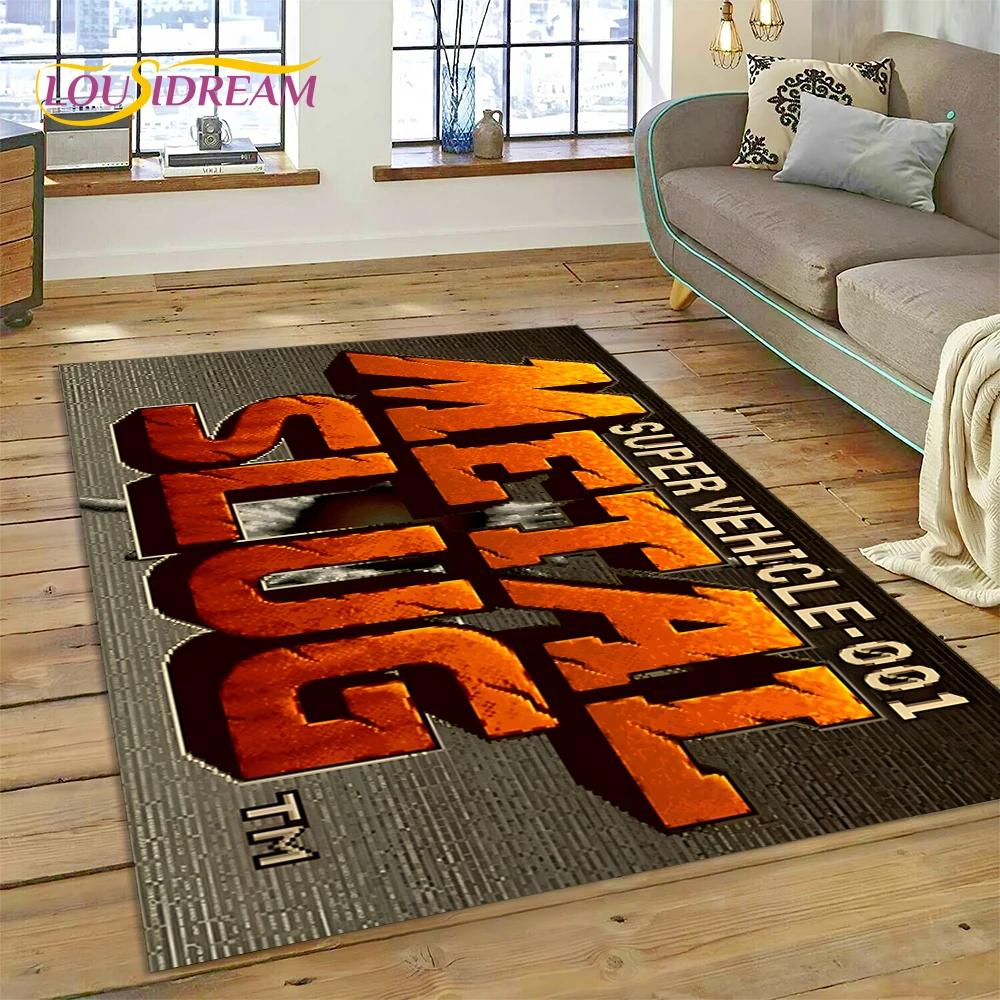 

Metal Slug Retro Game Cartoon Customized Rug Carpet for Living Room Bedroom Decor,Non-slip Decoration for Sofa Doormat Gift Kid 40x60cm( 15x23in )
