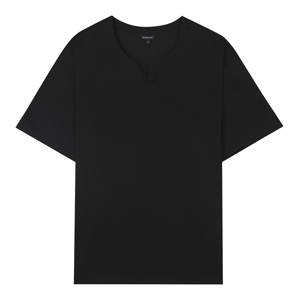 Fahrenheit [Cooley] Cool Touch Slit Neck T-Shirt (Fiibd3512) Pi (Pink)/95