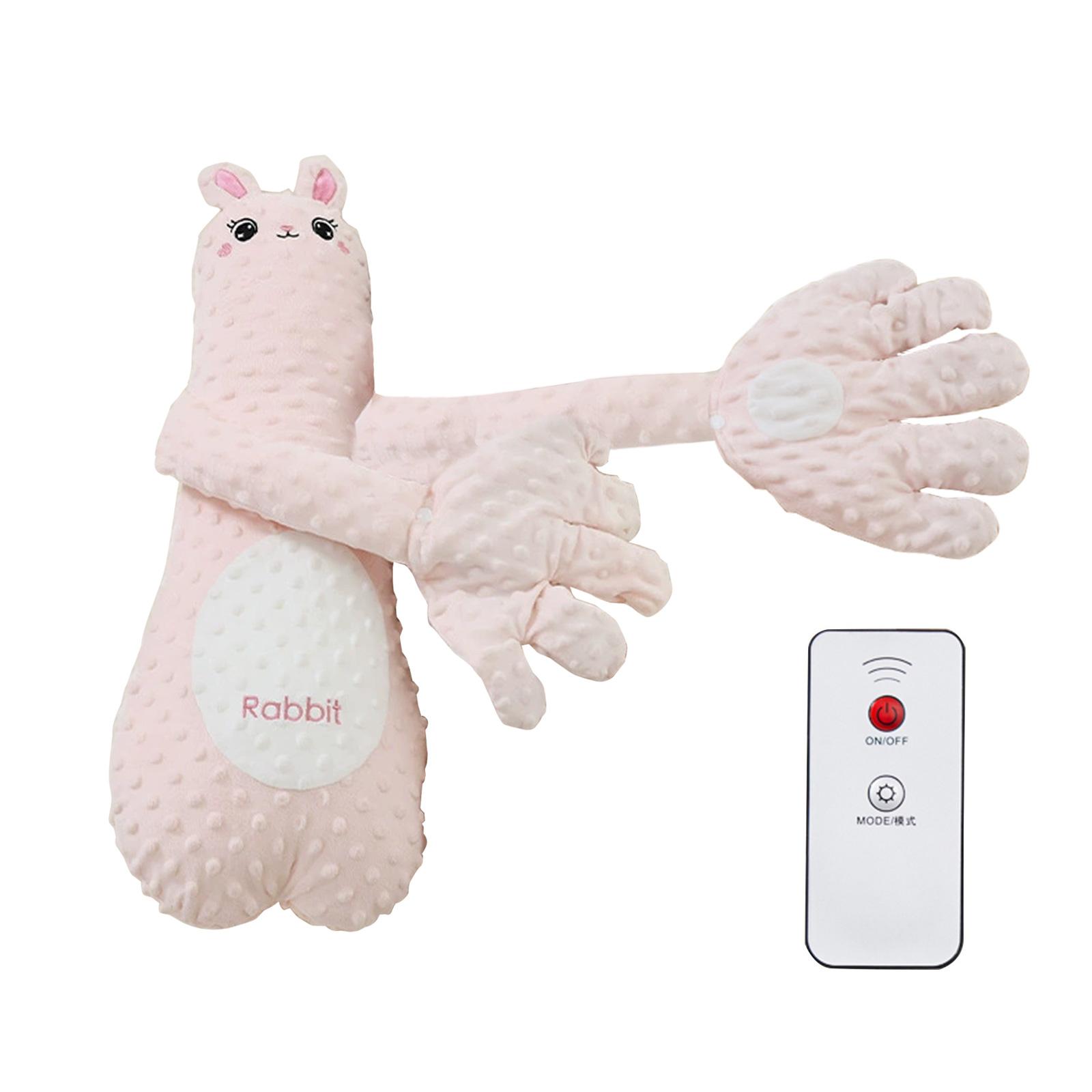 

Успокаивающая подушка для младенца, умиротворяющая ручная кукла, функция нежного постукивания для снятия тревоги и содействия спокойному сну для малыша T2