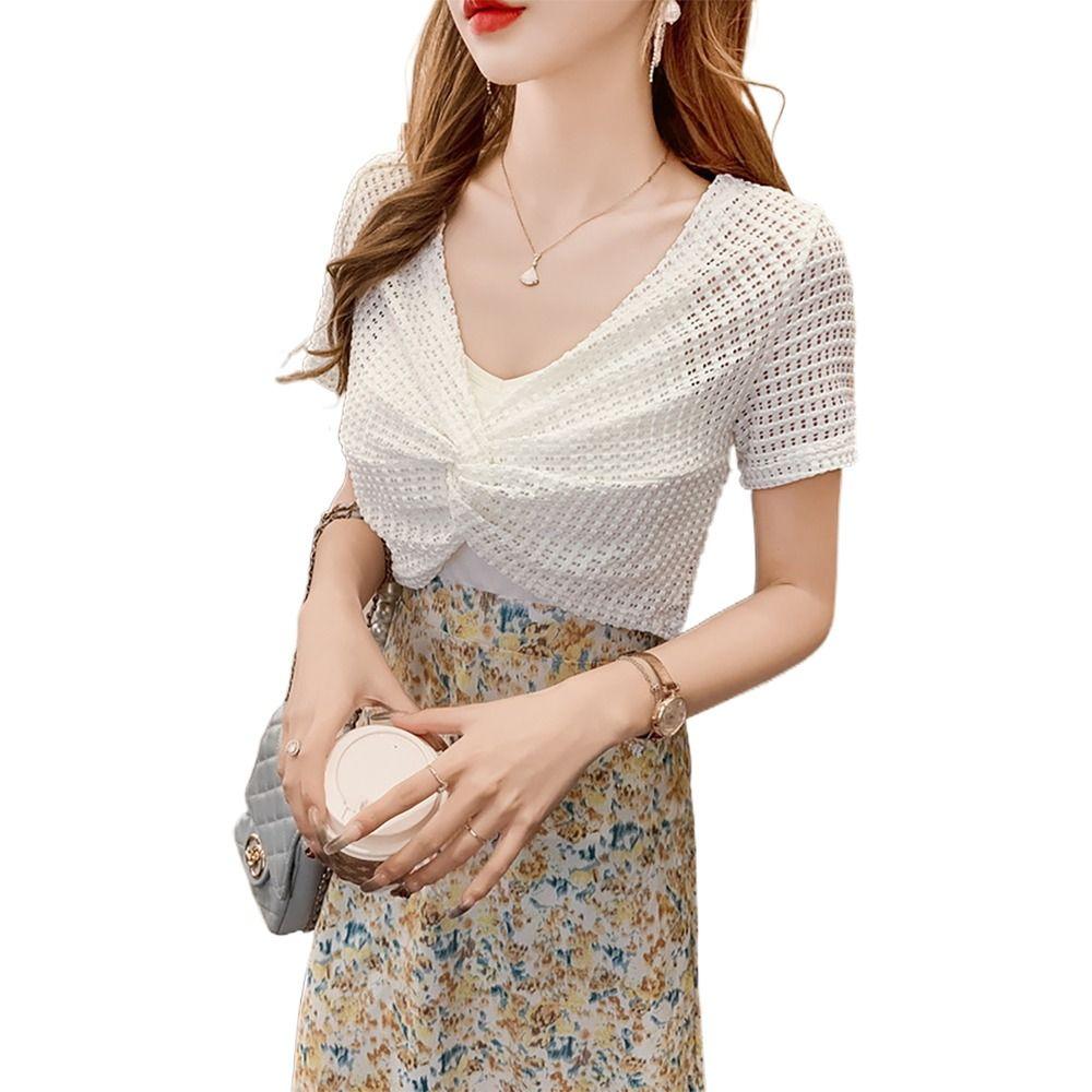 Полый сетчатый солнцезащитный шарф Мягкий пляжный шарф-шарф Марлевая одежда Солнцезащитный шарф-накидка Для улицы L белый