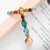 1PC 26 Letters Colorful Jewelry Gifts for Women Alphabet Brooch A-Z Rhinestone Letter Pin