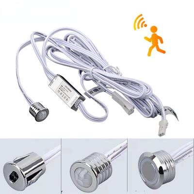 Sensor Switch Hand Sweep Switch 5A 12V-24V PIR Motion Sensor Hand Wave Scan Smart LED Closet Cabinet light/Wardrobe Lamp