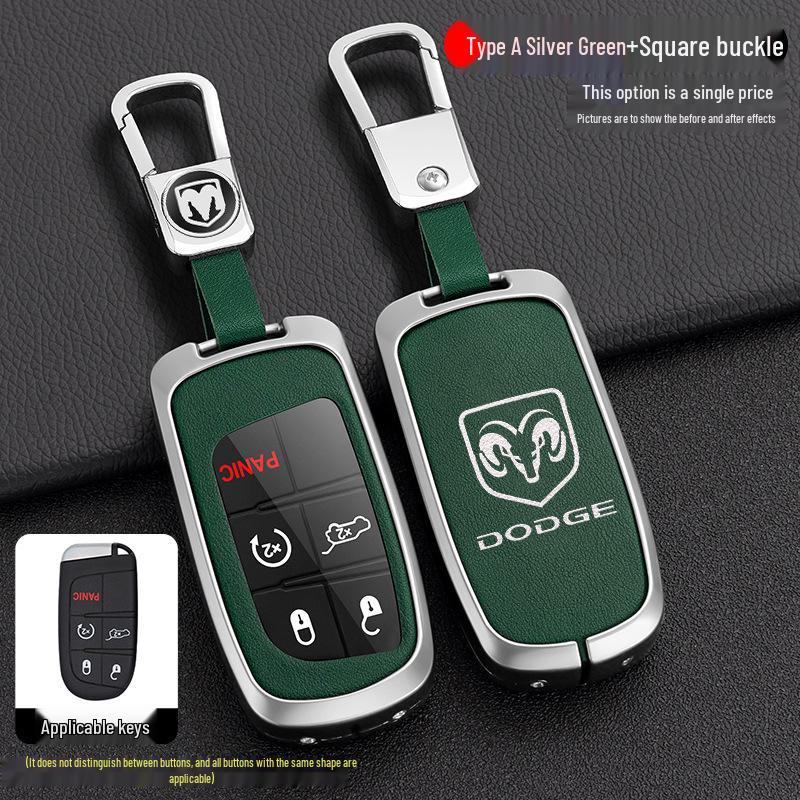 Dodge Journey Key Cover for 13/14/15/16 Models - Durable Shell and Buckle Design