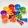 Plastic Sorting Game Animal Puzzle Toy Educational Color Sorting Bowl Toy  Children'S Gift
