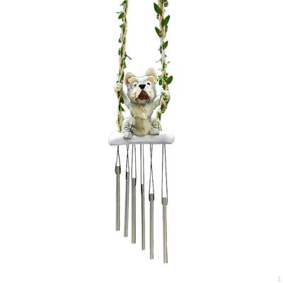 Scultura Campanello Eolico Figurine a Tema Animale, Regalo Ideale, Elegante Giardino per Patio Famiglia