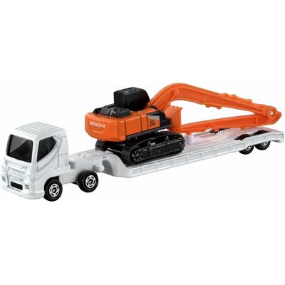 Takara Tomy Tomica Long Type No.143 Hitachi Hydraulic Excavator ZX210-7 SLF Toy Miniature Vehicle for Ages 3 and Up