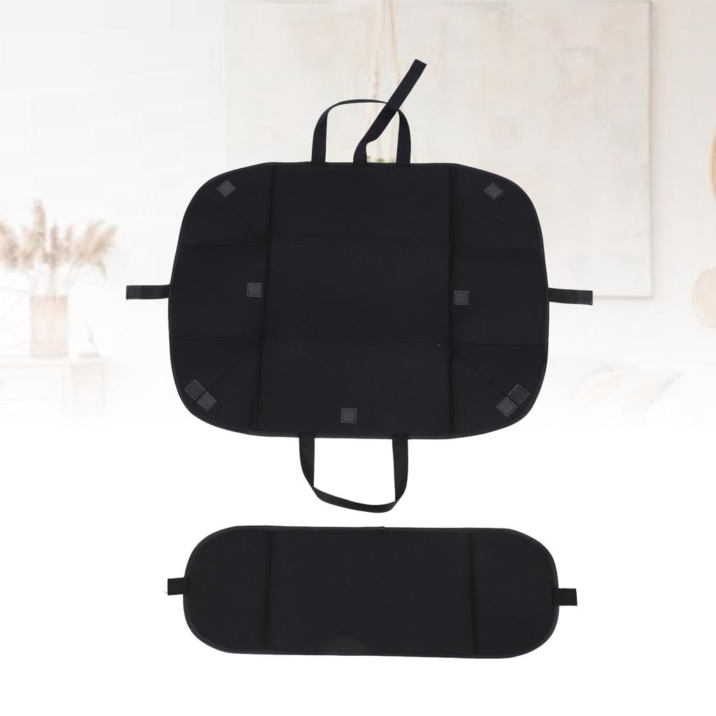 Faltbare Bügelmatte Baumwolle Hitzebeständig Rutschfest Dick Reisebügelunterlage für Tischplatte Arbeitsplatte