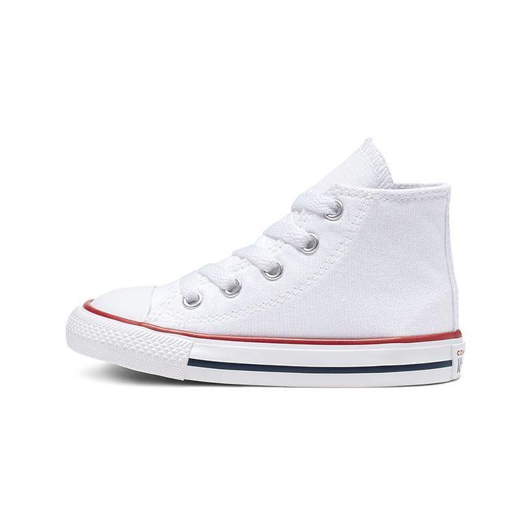 Converse Chuck Taylor All Star Canvas Abrasion Resistant High Top Toddler Shoes Standard White Infant And Toddler 7J253C
