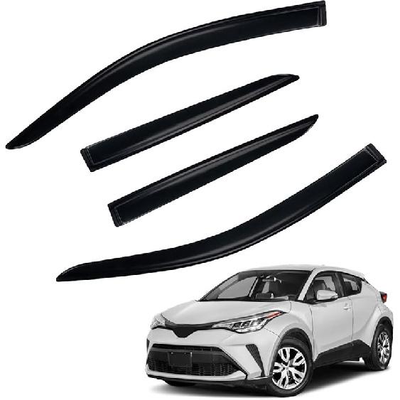 In-Channel Rain Guards Compatible With 2001-2005 Sport Trac 1997-2001 Mercury Mountaineer 1991-2001 Explorer Side Window Visor Wind Deflector Vent