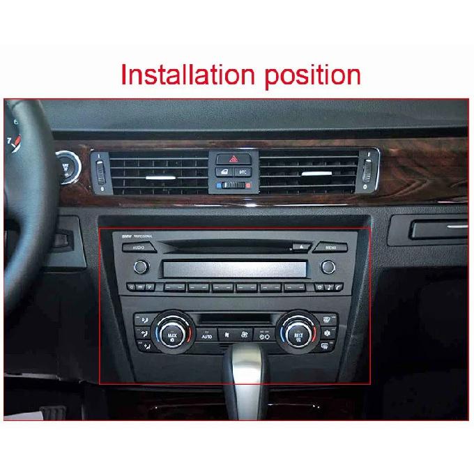 ABS Car Central control air conditioning volume panel Cover Trim frame For BMW 3 series E90 2005-2012 Car Accessories