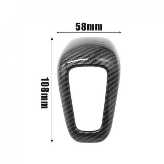 Carbon Fiber ABS Gear Shift Knob Head Cover Trim For Porsche Cayenne 2018-