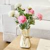 French Cream Style Vase Home Living Room Flower Arrangement Light Luxury Premium Dining Table Decoration Vase Flower Utensils