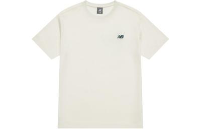 New Balance T Shirt Unisex Ivory White AMT42315-CIC