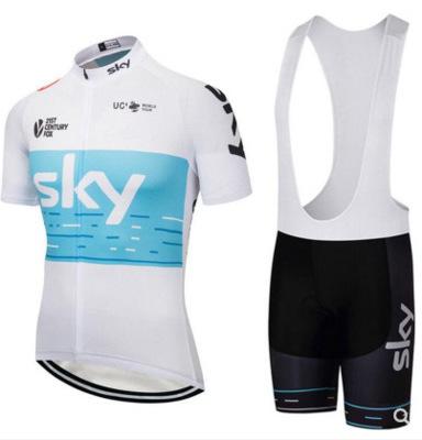 New Summer SKY Short-sleeved Overalls Cycling Suit Bicycle Men's Moisture-wicking Outdoor Clothes