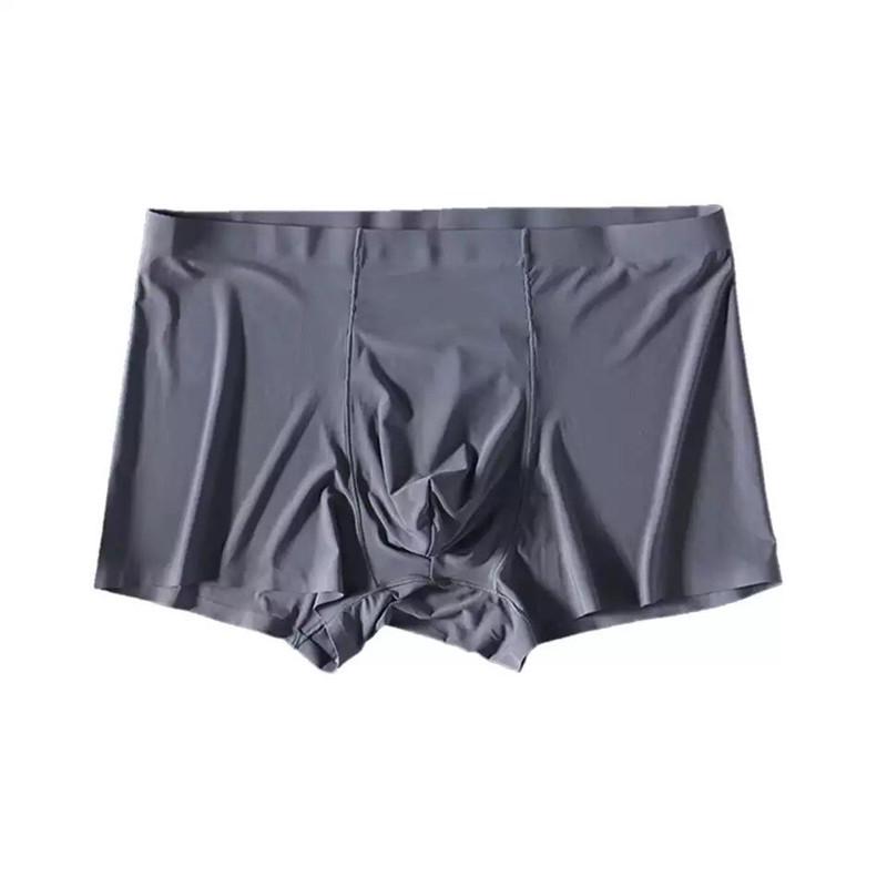 Boxer da uomo senza cuciture in seta ghiacciata - Ultraleggeri, traspiranti, sportswear alla moda