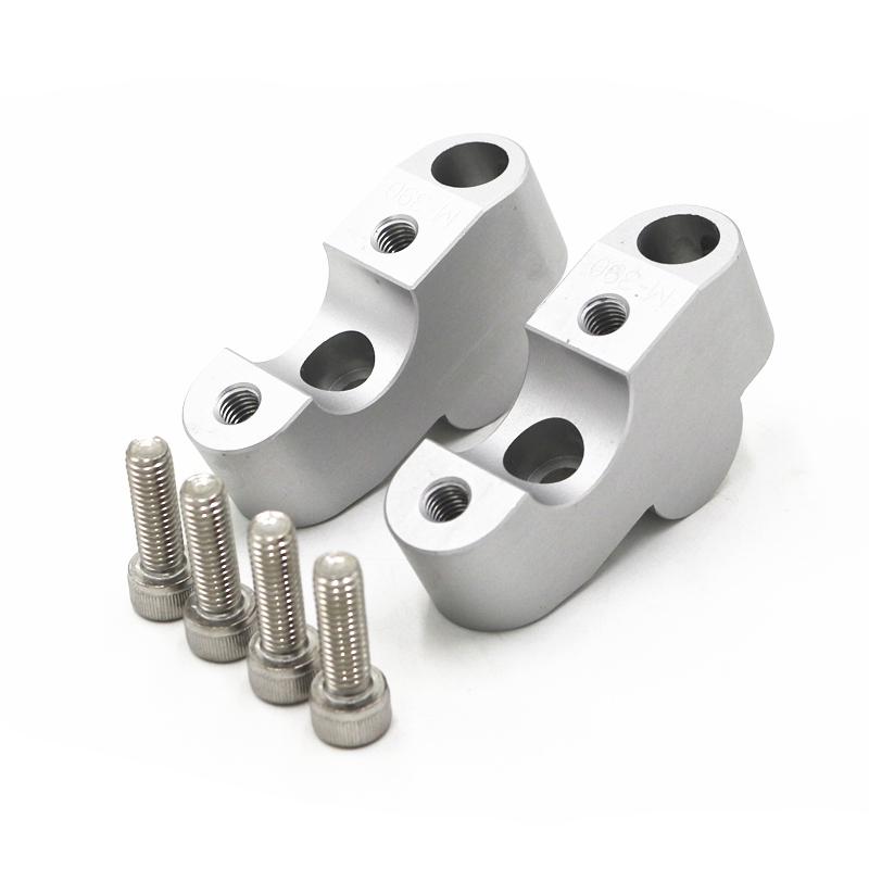 

DUKE390 DUKE250 Зажим на руль приподнятый удлинитель крепление на руль Riser для KTM Duke390 Duke250 2018 KTM DUIKE серебряный