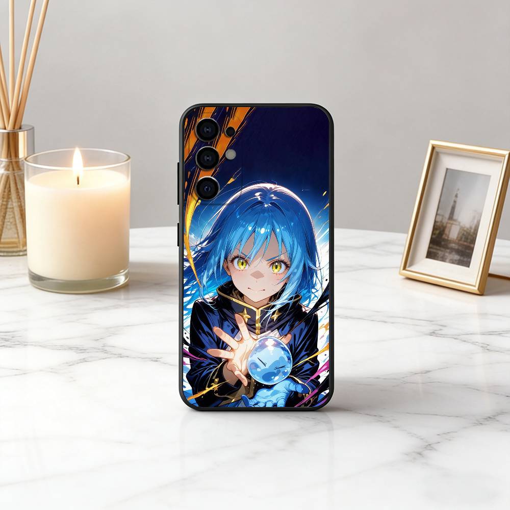Slime Anime R-Rimuru SRT T-Tempest Phone Case For Samsung S25,S24,S21,S22,S23,S30,Ultra,S20,Plus,Fe,Lite,Note,10,Black Cover