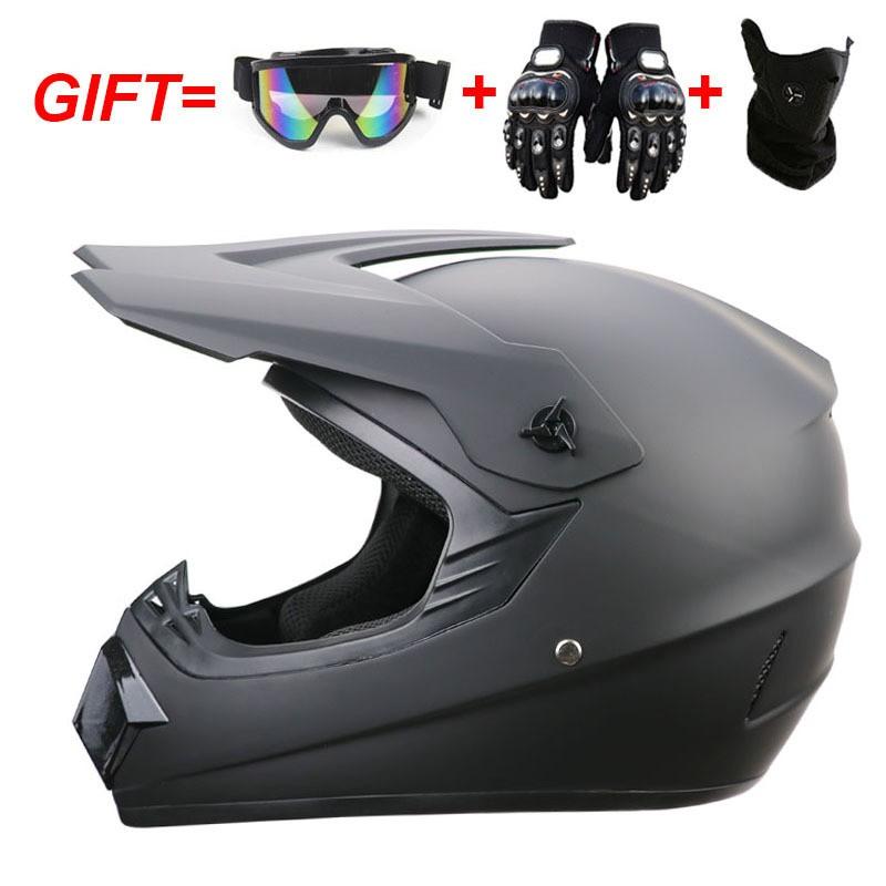 Full Face Motorcycle Helmet Off-Road ATV Dirt Bike Downhill Mountain Karting Adult Unisex ABS Safety Gear