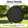 Oxford Cloth Storage Bag Multi-Purpose Portable Round Crossbody Handbag Large Capacity Wig Hat Organizer Pouch