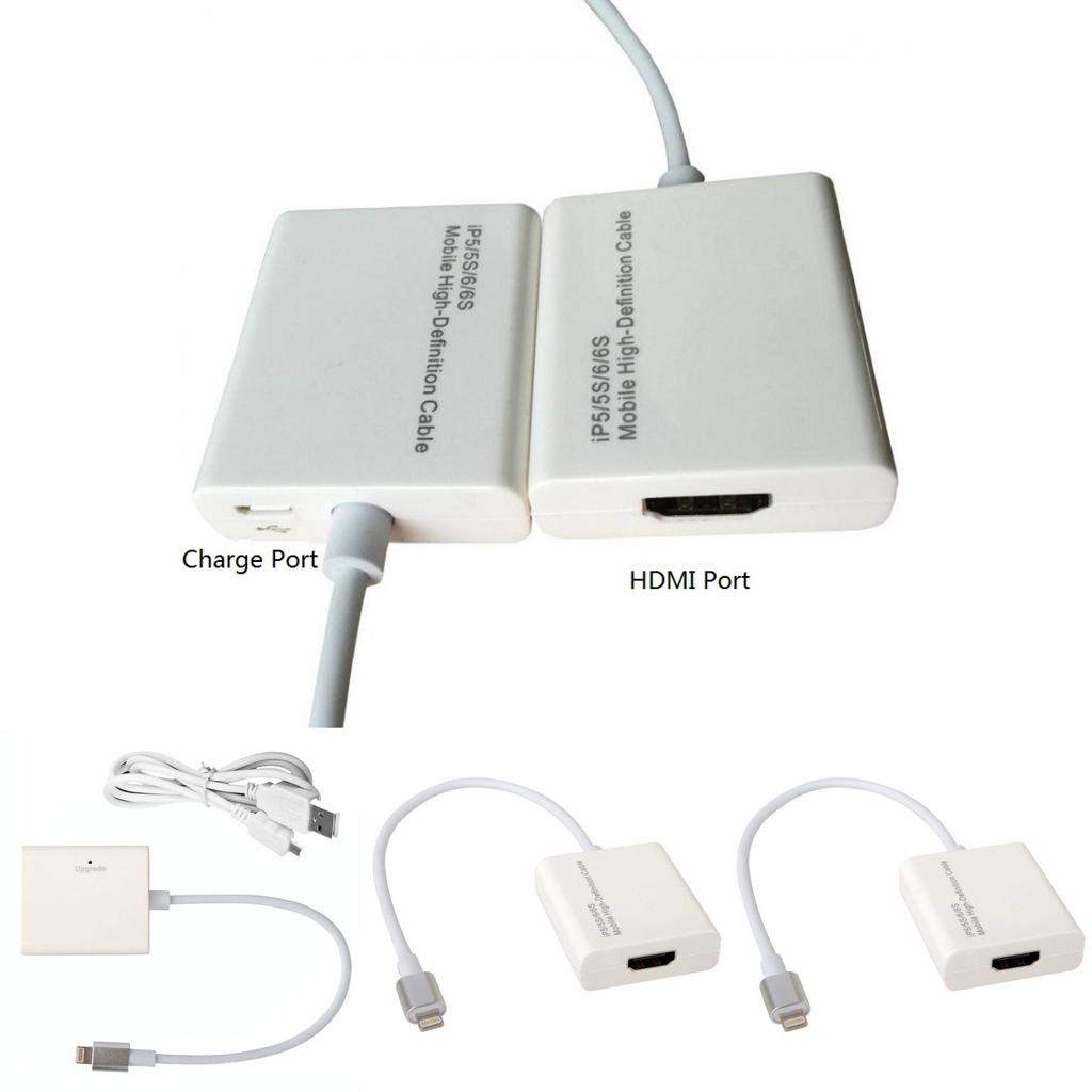 Cavo Adattatore Apple Lightning a HDMI con Nucleo in Rame per Mirroring dello Schermo e Streaming Video HD