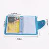 11 Card Slots Double Sided Plastic Card Holder Small Size Multicolor Business Pack Bus Card Bag Women Purses Men Wallet