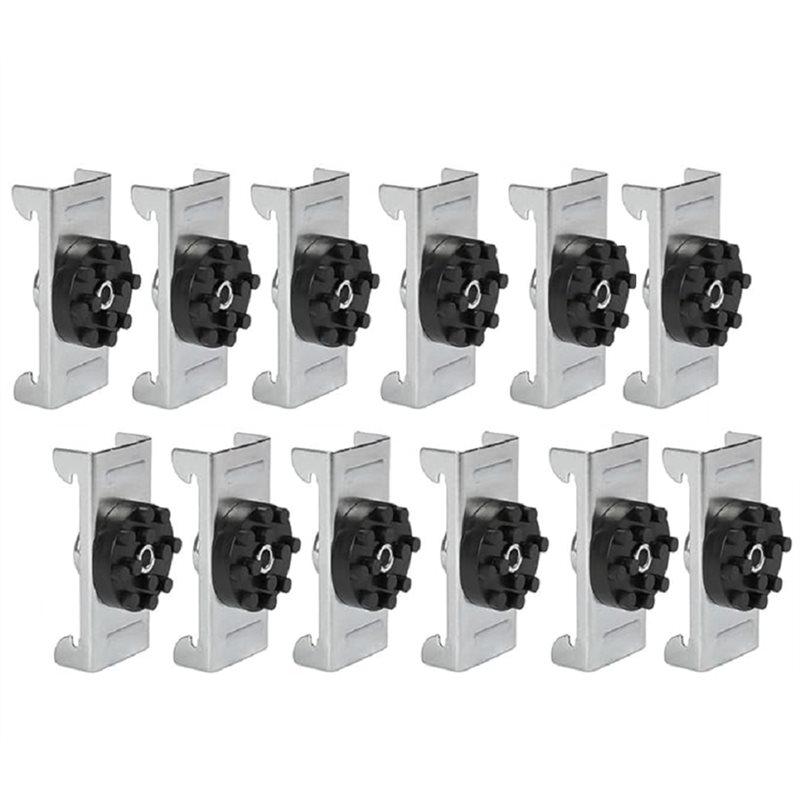 A03F-Reduces Noise From Noisy Neighbors-Sound Isolation Clips 12Pack Sound Proofing Mounting Clips-Drywall Soundproofing