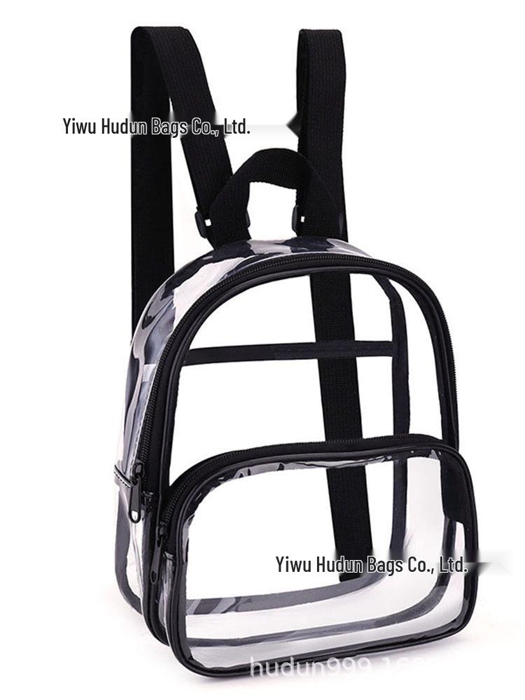 2023 Mini Transparent Jelly PVC Backpack - Waterproof, Summer-Ready Student Bookbag