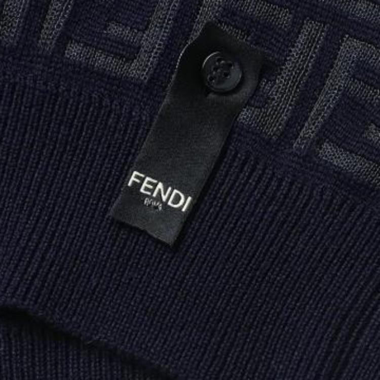 FENDI Allover Ff Jacquard Crewneck Jumper FZY063AAUQF03LQ